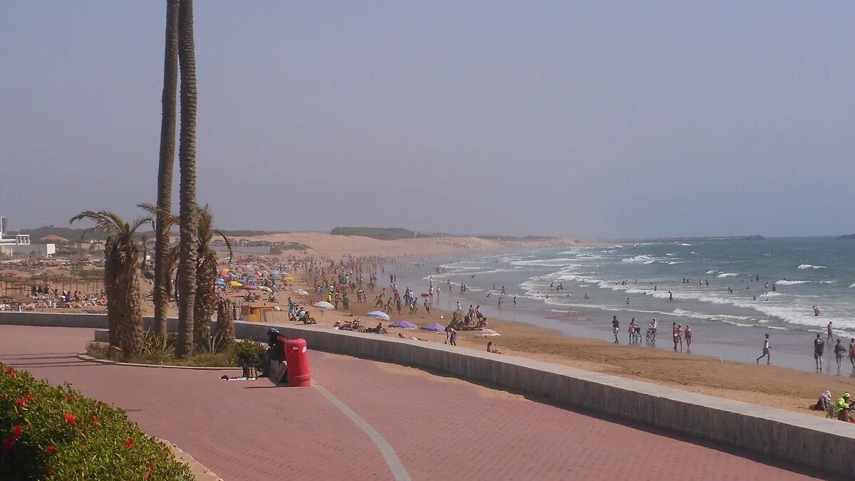 Agadir beach and promenade